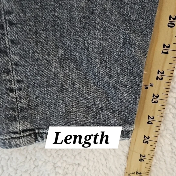 ZARA Black Distressed Straight Fit Premium Denim Collection Size 4 Jean - Picture 4 of 7